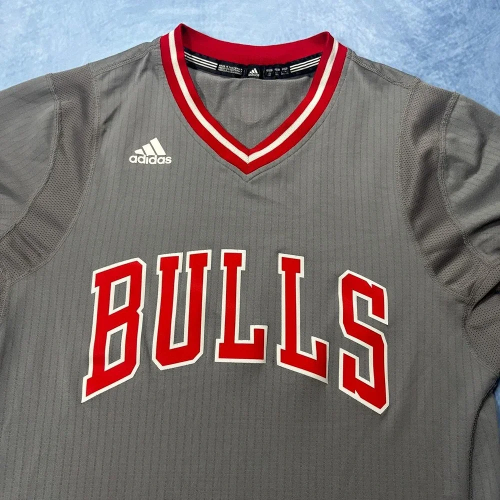 Adidas Chicago Bulls grey NBA jersey